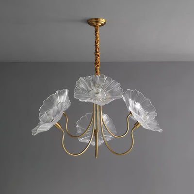 Murano Glass Flowers Chandelier – Timeless Elegance with Artistic Craftsmanship