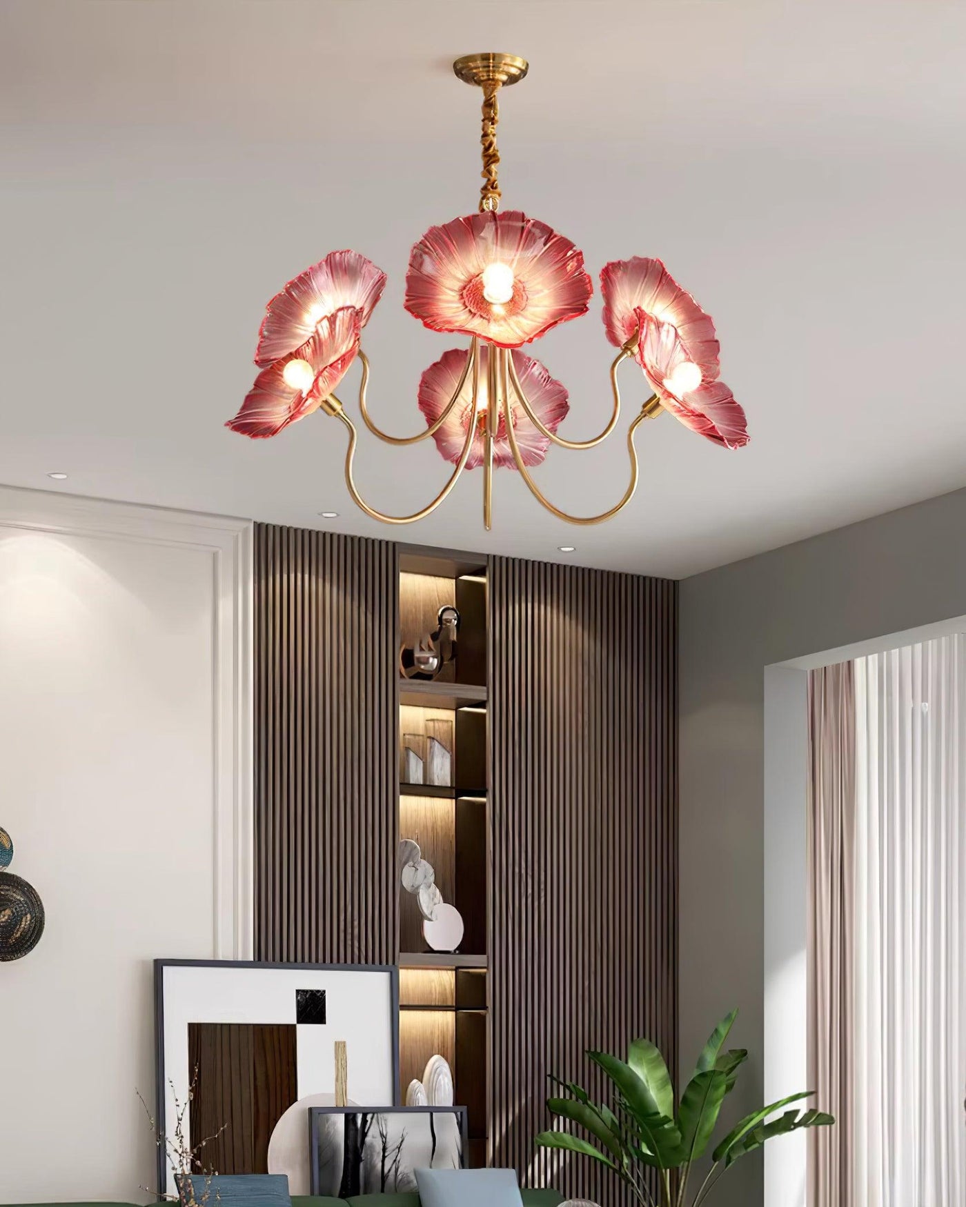 Murano Glass Flowers Chandelier – Timeless Elegance with Artistic Craftsmanship