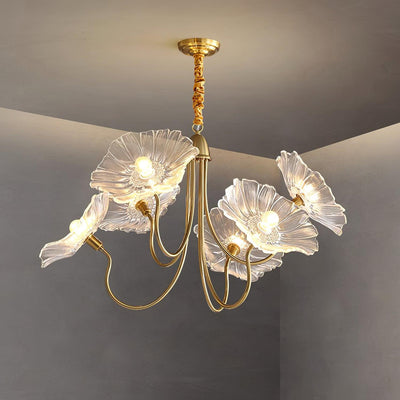 Murano Glass Flowers Chandelier – Timeless Elegance with Artistic Craftsmanship