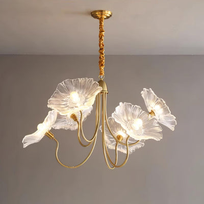Murano Glass Flowers Chandelier – Timeless Elegance with Artistic Craftsmanship