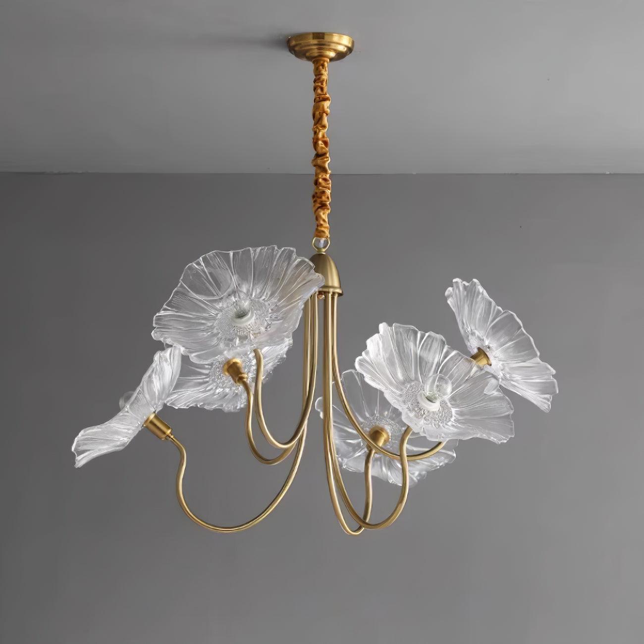Murano Glass Flowers Chandelier – Timeless Elegance with Artistic Craftsmanship