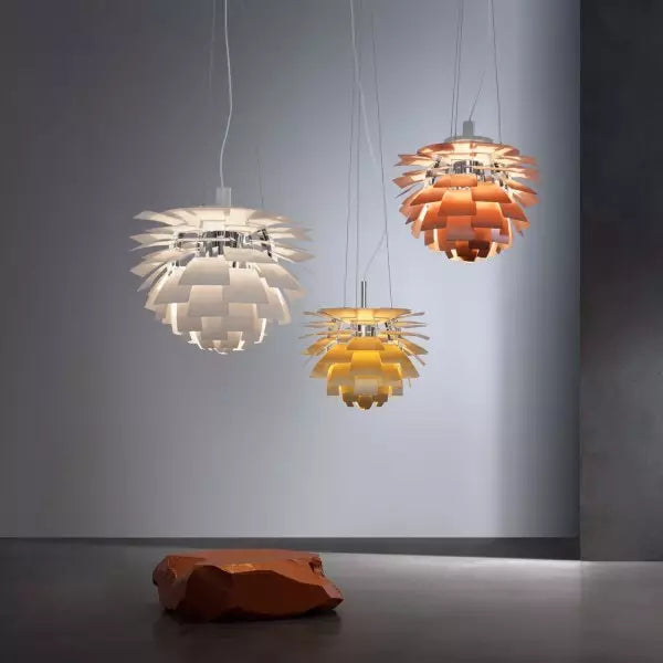 Modern Artichoke Metal Pendant Light – Sculptural Statement Lighting for Homes & Offices