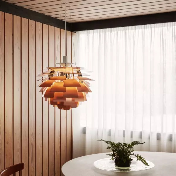 Modern Artichoke Metal Pendant Light – Sculptural Statement Lighting for Homes & Offices
