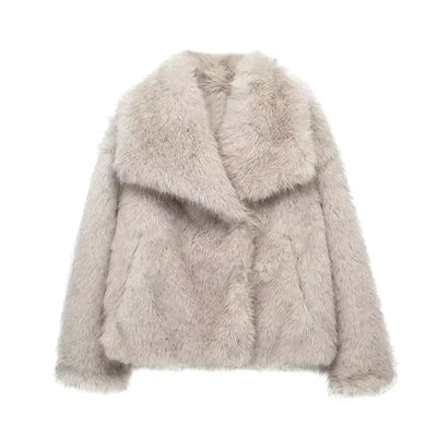 Luxury Faux Fur Coat – Chic, Warm & Timeless Elegance