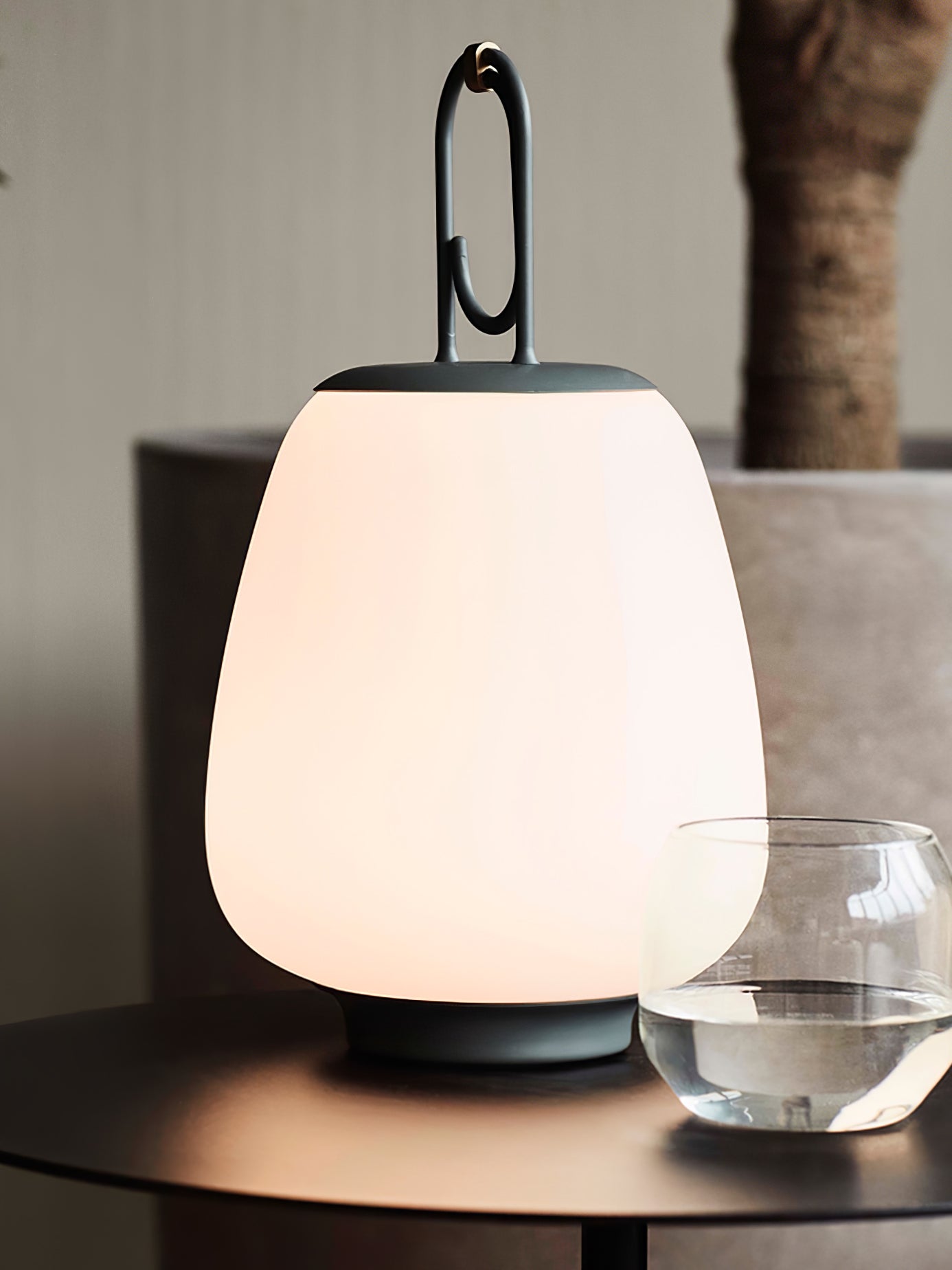 Portable Lantern Table Lamp – USB Rechargeable with Warm & Cool Light Modes