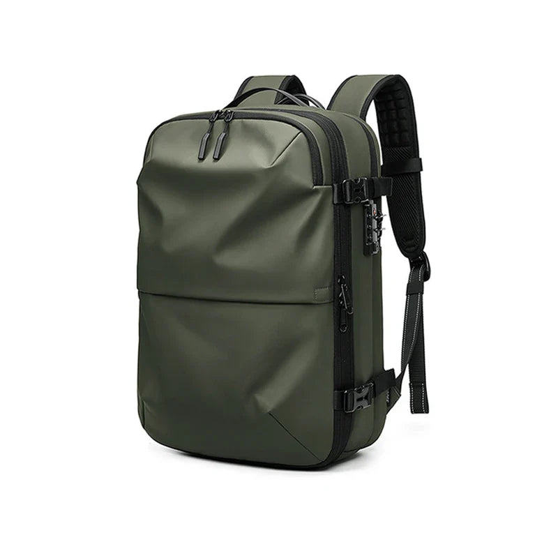 17" Vacuum Compression Backpack – Expandable, Waterproof & Secure