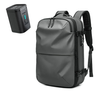 17" Vacuum Compression Backpack – Expandable, Waterproof & Secure