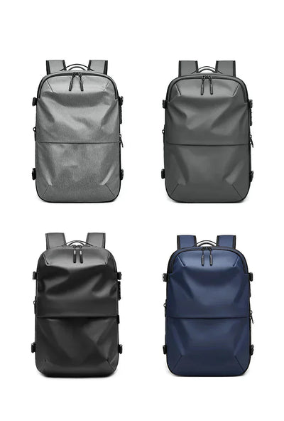 17" Vacuum Compression Backpack – Expandable, Waterproof & Secure