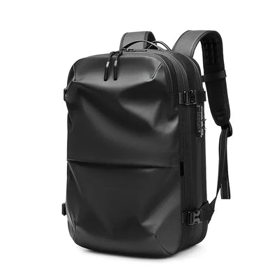 17" Vacuum Compression Backpack – Expandable, Waterproof & Secure