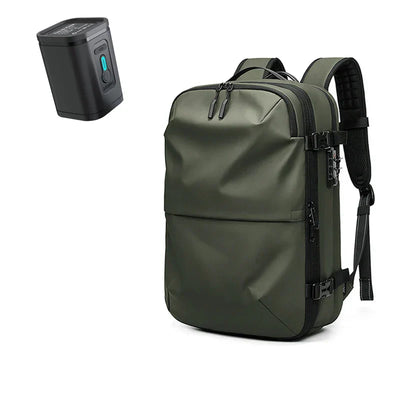 17" Vacuum Compression Backpack – Expandable, Waterproof & Secure