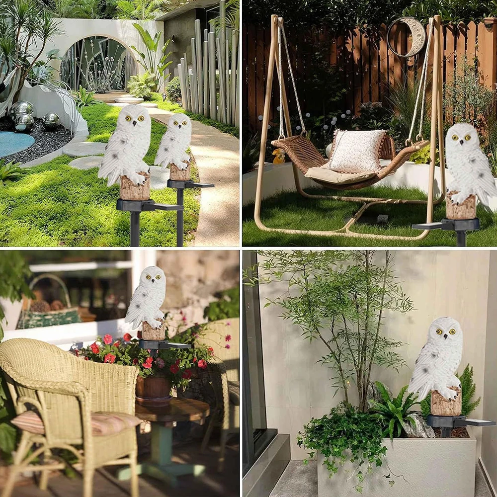 Solar Owl Garden Light – Charming & Weatherproof Outdoor LED Lamp