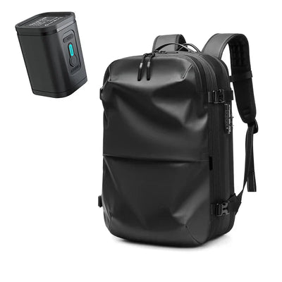 17" Vacuum Compression Backpack – Expandable, Waterproof & Secure