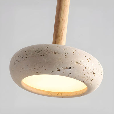 OSHO Stone Pendant Light – Elegant Travertine Design for a Natural Touch
