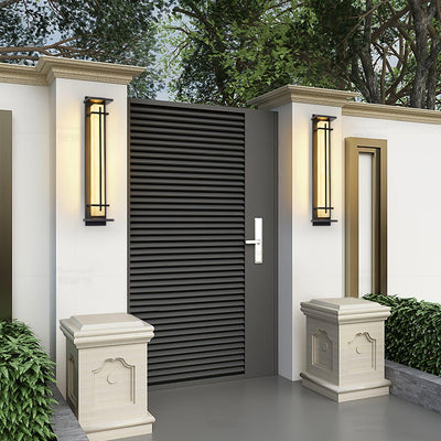 Square Outdoor Wall Light – Weatherproof LED Fixture with Modern Design