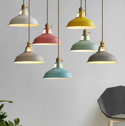 Industrial Retro Metal Pendant Light – Stylish and Versatile Design