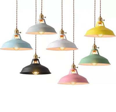 Industrial Retro Metal Pendant Light – Stylish and Versatile Design