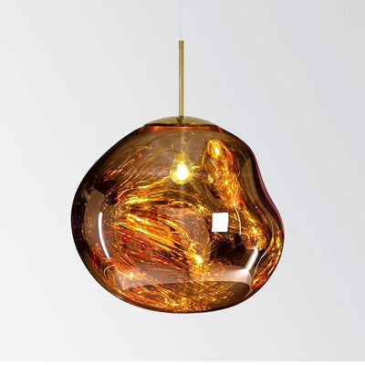 Aurora Pendant Light – Elegant Modern Glass Lighting for a Warm Ambiance