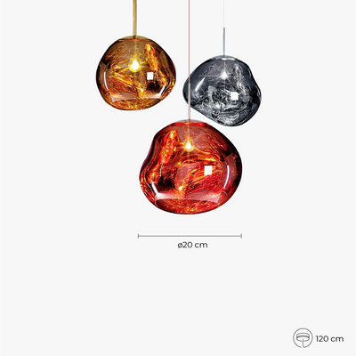 Aurora Pendant Light – Elegant Modern Glass Lighting for a Warm Ambiance
