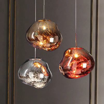 Aurora Pendant Light – Elegant Modern Glass Lighting for a Warm Ambiance