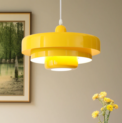 Bauhaus Mid-Century Iron Pendant Light – Iconic & Durable