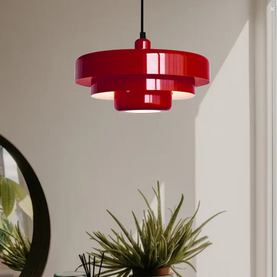 Bauhaus Mid-Century Iron Pendant Light – Iconic & Durable