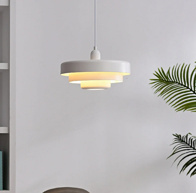 Bauhaus Mid-Century Iron Pendant Light – Iconic & Durable