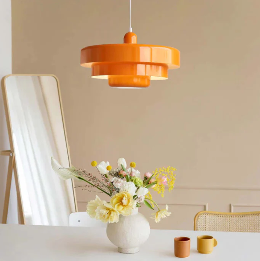 Bauhaus Mid-Century Iron Pendant Light – Iconic & Durable