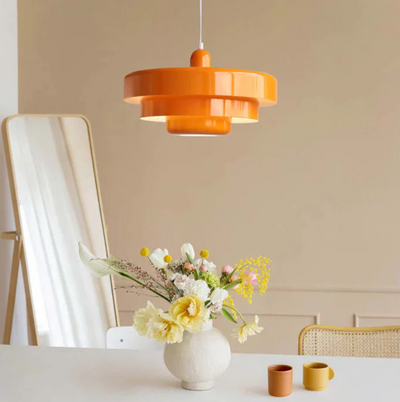 Bauhaus Mid-Century Iron Pendant Light – Iconic & Durable