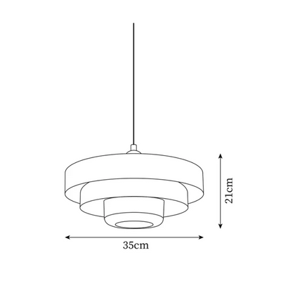 Bauhaus Mid-Century Iron Pendant Light – Iconic & Durable