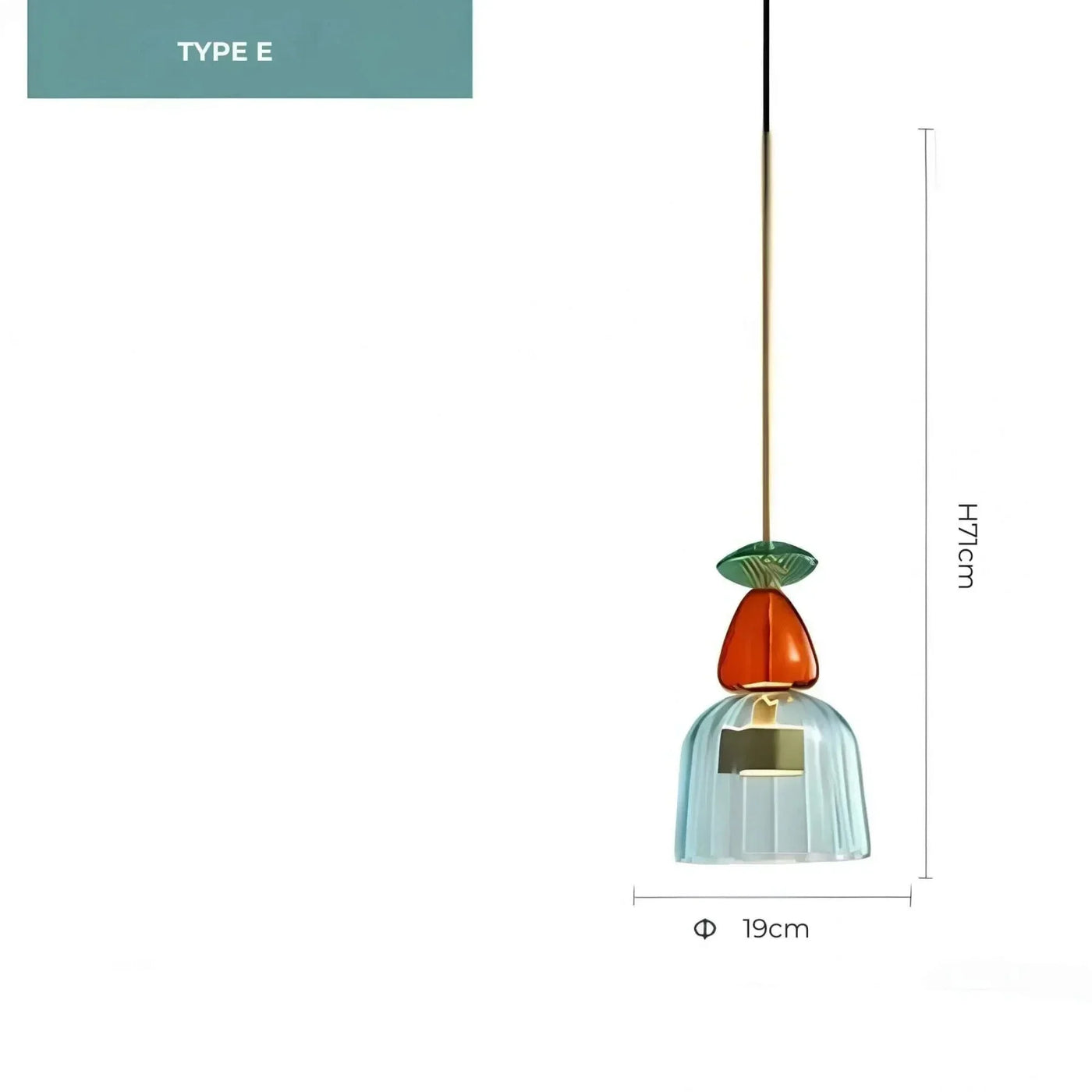 Coloured Glass Pendant Light – Modern and Elegant Lighting for Any Room