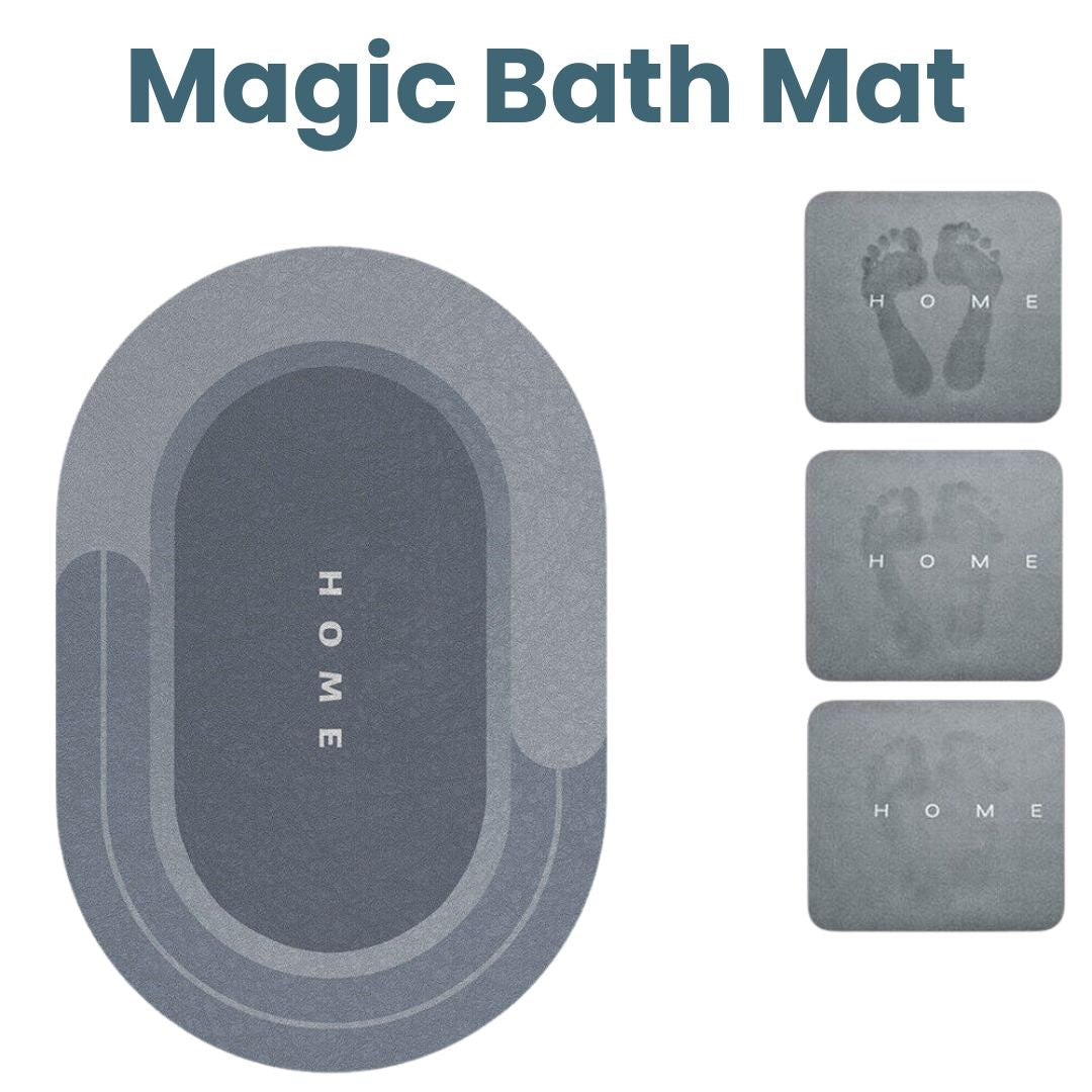 Magic Bath Mat – Ultra-Absorbent, Non-Slip, and Hygienic for a Dry and Safe Bathroom