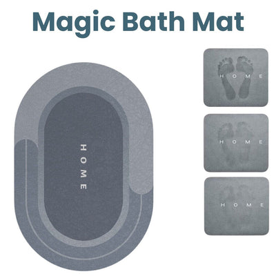 Magic Bath Mat – Ultra-Absorbent, Non-Slip, and Hygienic for a Dry and Safe Bathroom