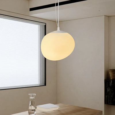 Arlen White Pebble Pendant Light – Elegant and Warm Modern Design