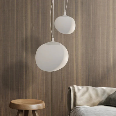 Arlen White Pebble Pendant Light – Elegant and Warm Modern Design