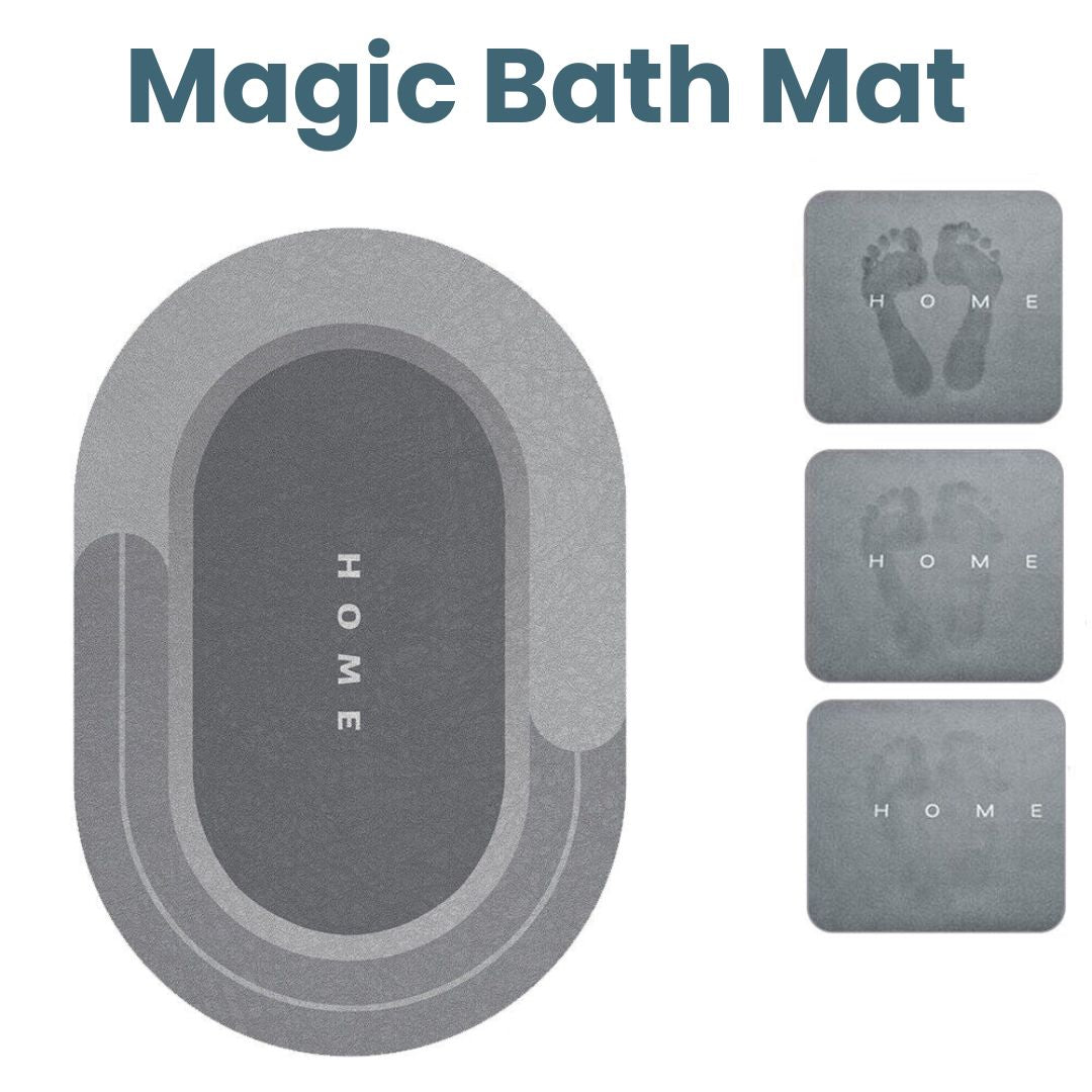 Magic Bath Mat – Ultra-Absorbent, Non-Slip, and Hygienic for a Dry and Safe Bathroom