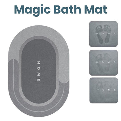 Magic Bath Mat – Ultra-Absorbent, Non-Slip, and Hygienic for a Dry and Safe Bathroom