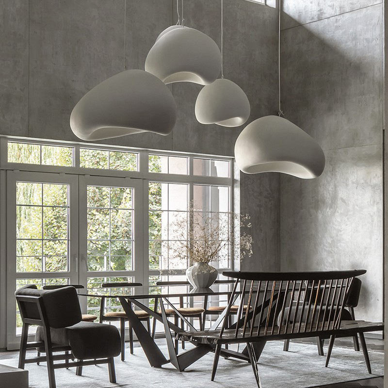 Wabi-Sabi Pendant Light – Sculptural Elegance in Three Sizes