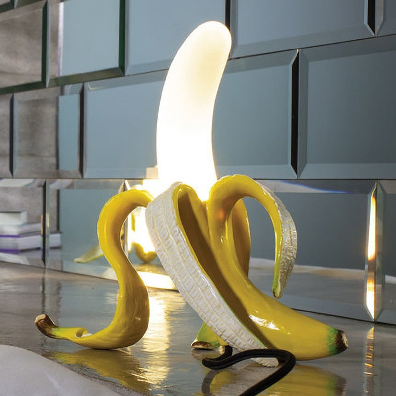 Banana Lights Art Deco Table Lamp – A Playful Touch of Vintage Elegance