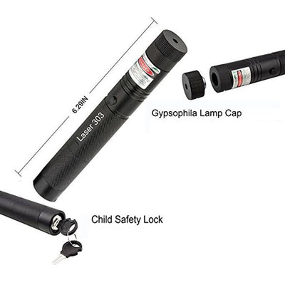 LumiPrécis 303 Laser Pointer – High-Visibility Green Beam for Precision and Durability