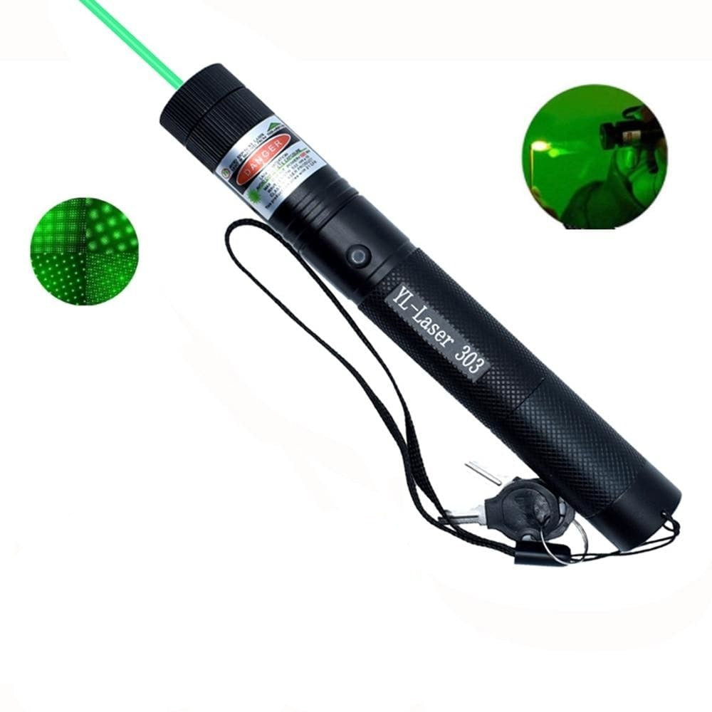 LumiPrécis 303 Laser Pointer – High-Visibility Green Beam for Precision and Durability