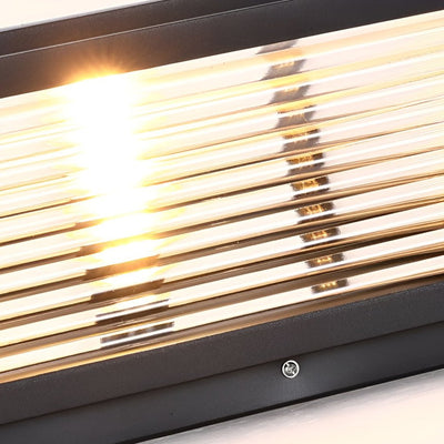 Modern LED Outdoor Pillar Light – Elegant Black Design with Hardwired & Solar Options