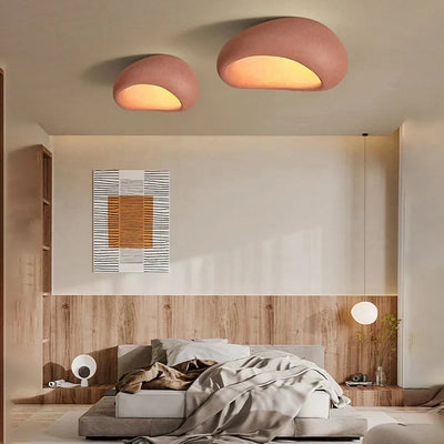 Wabi-Sabi Ceiling Light – Minimalist Elegance with a Tranquil Glow